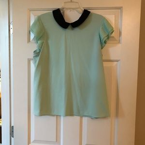Elle mint green blouse